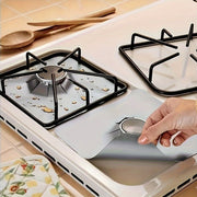 Set of 4 Reusable Gas Stove Burner Protectors High-Temperature Resistant Kitchen Accessories