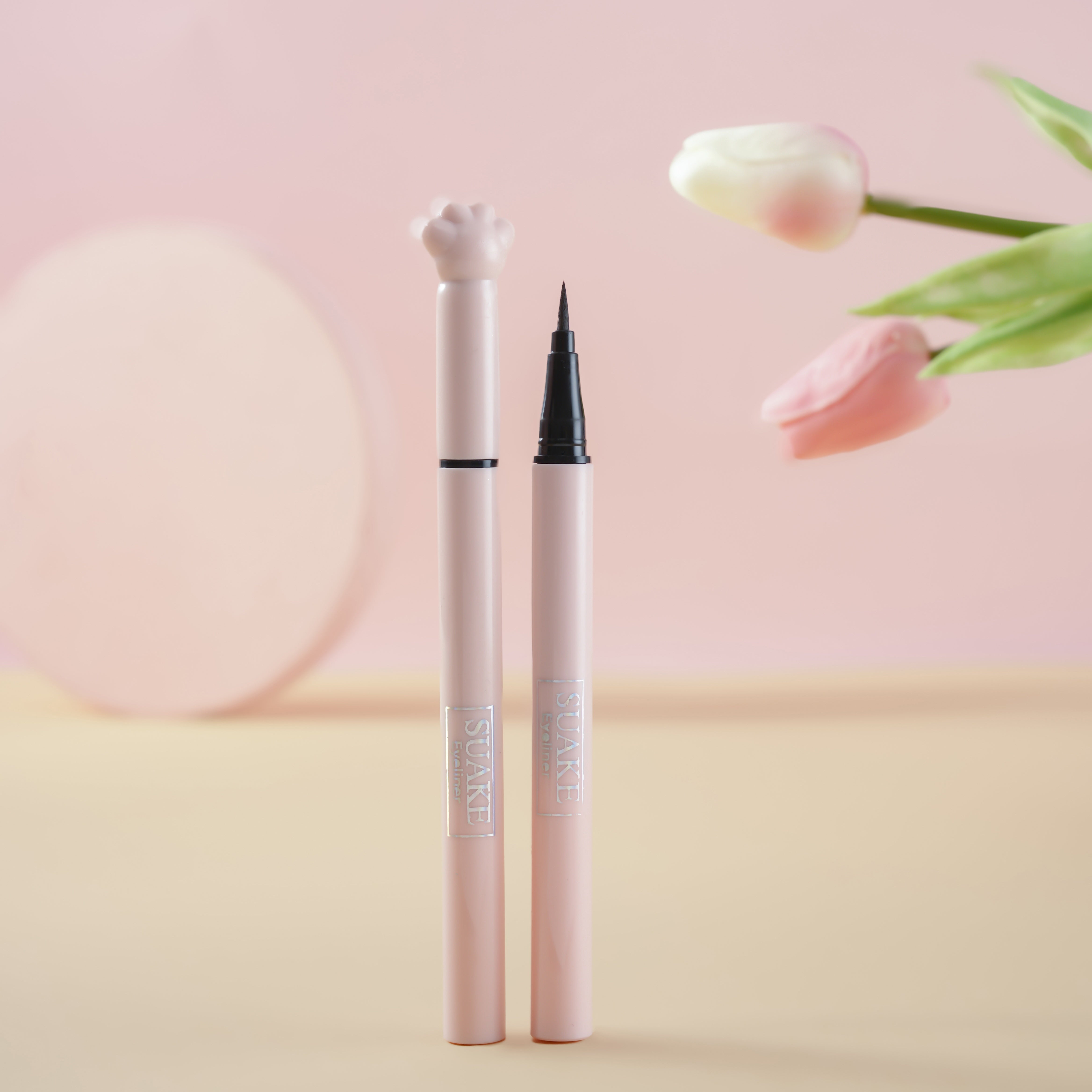 Women's Waterproof Liquid Eyeliner Pen Smudge-Proof Long Lasting Black Brown