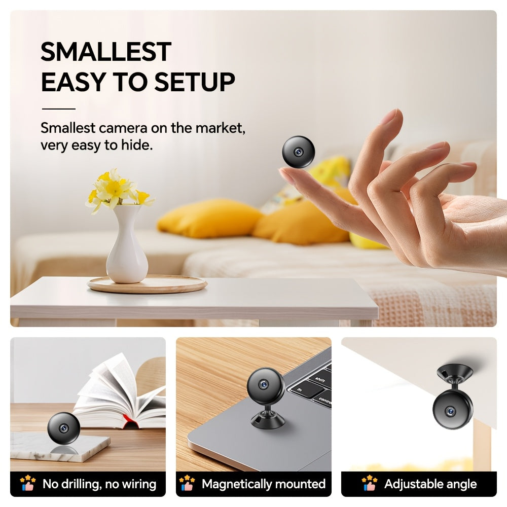 2.4Ghz Wifi, Harakatni aniqlash, Kechki ko'rinish va Masofadan kirish bilan simsiz kuzatuv kamerasi