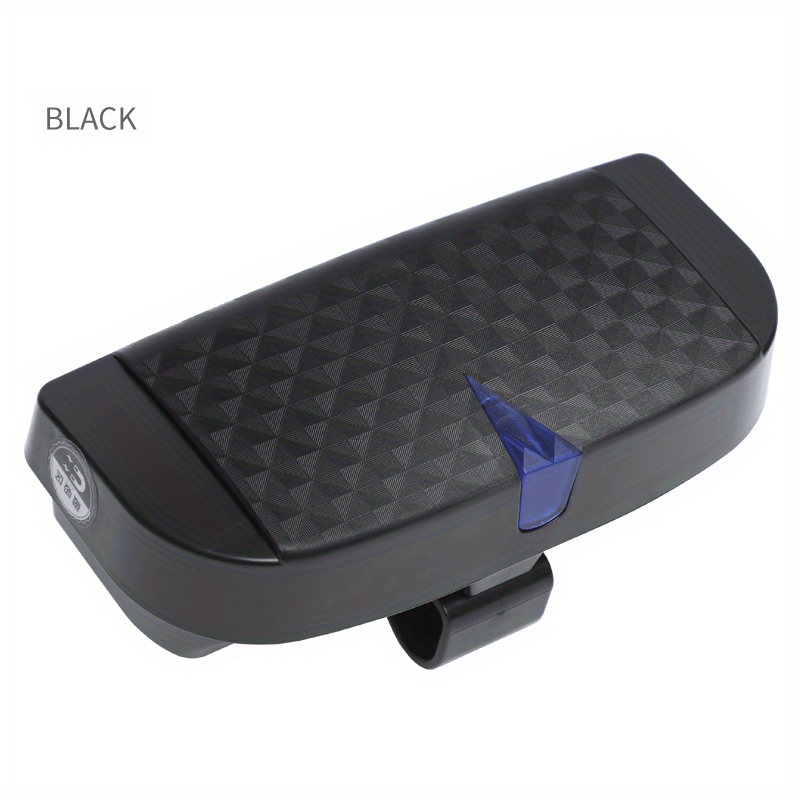 Универсальный магнитный держатель для очков на солнцезащитном козырьке автомобиля, клипса для хранения, черный