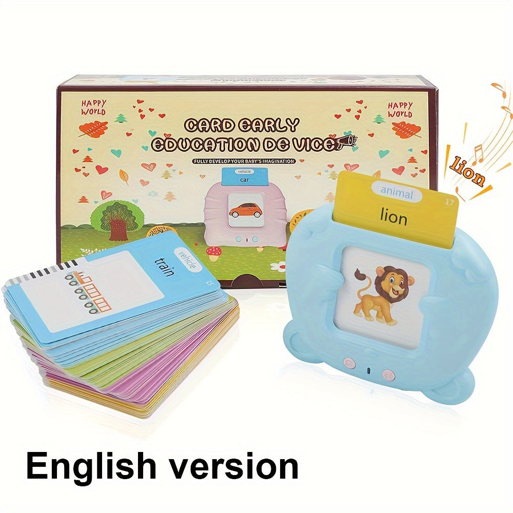 Educational Flash Cards for Kids 3+ with 224 Sight Words Sensory and Speech Toys Blue Pink