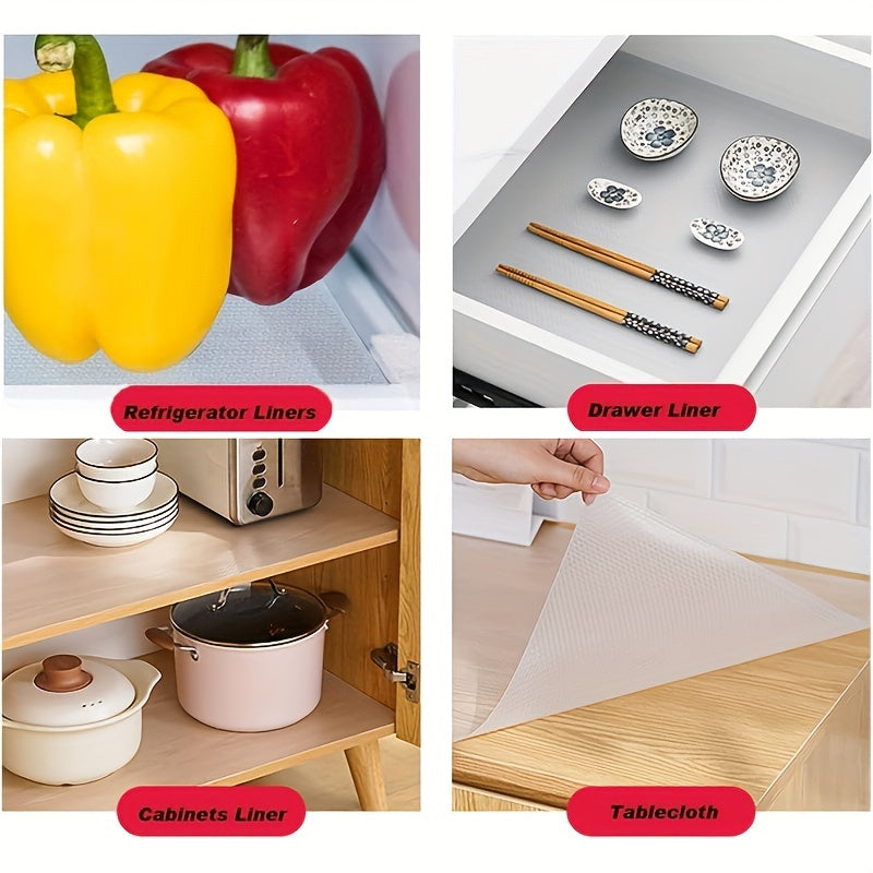 Waterproof Oil-Proof Moisture-Resistant Shelf Liner for Cabinets Drawers and Refrigerator
