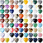 Heart Shaped Crystal Stones Set of 30 Assorted Styles for Gift Giving
