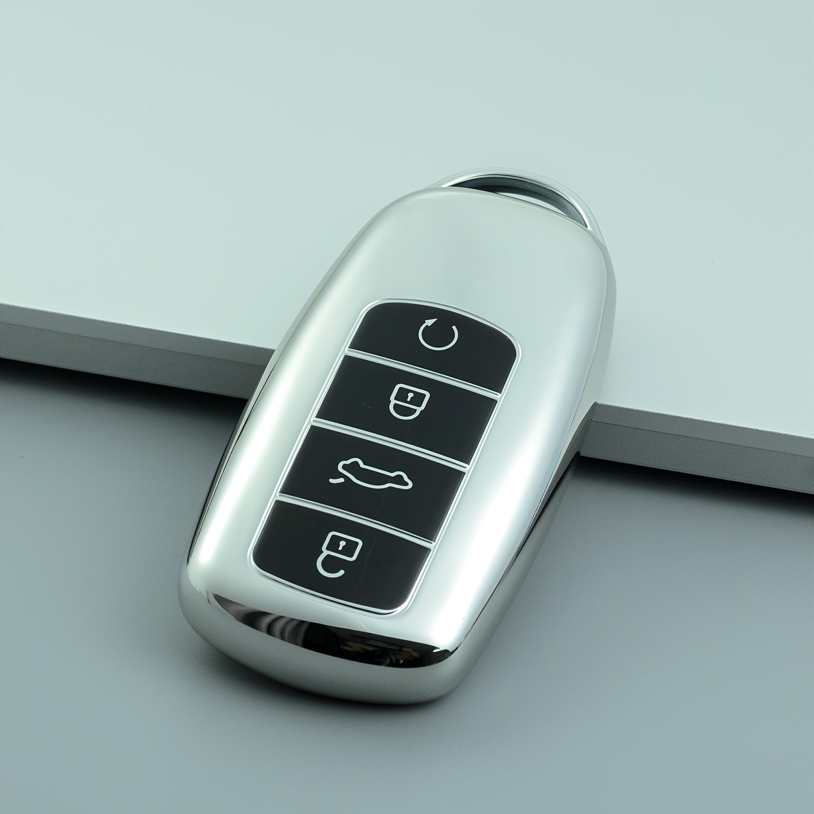 Car Key Fob Cover TPU Scratch-Resistant Protective Case for Universal 7 Plus