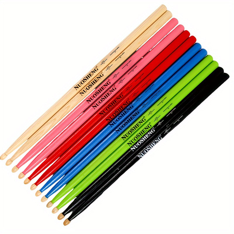 Premium Maple Wood 5A Drumsticks for Adult Jazz and Snare Drums Pair