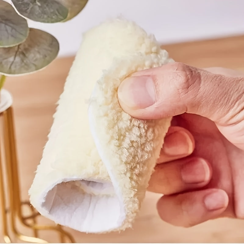 Women Men Winter Insulation Alpaca Shoe Insoles Thick Plush Warm Padding