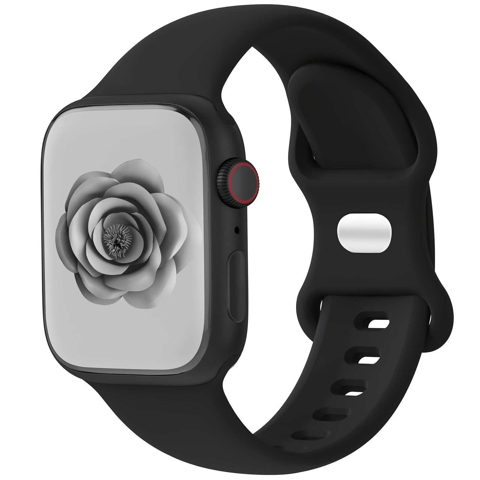 Set of Sports Silicone Wristbands for Apple Watch 38mm-49mm Compatible with Series 9 to 1 SE Men Women