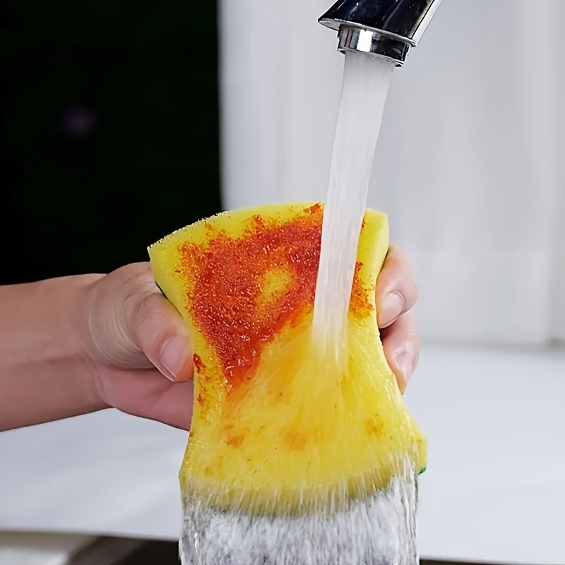 12 or 24 Pack Multifunctional Kitchen Cleaning Sponges with Double-Sided Scrubbing Pads