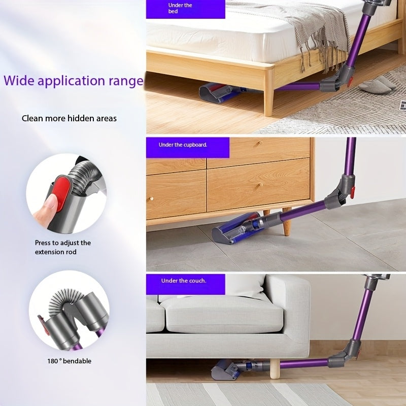 Telescopic Extension Pole for Dyson V10 V11 V15 Vacuum Cleaner Accessory Adjustable Metal Rod