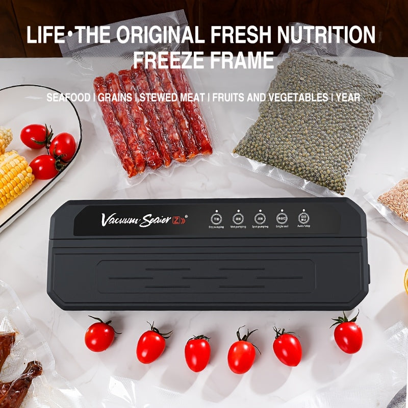 Electric Food Sealer with 30cm Extended Sealing Automatic Plastic Bag Sealing and Packaging