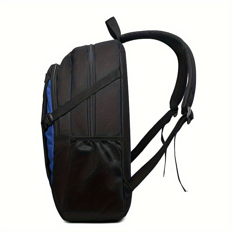 Large Capacity Waterproof Nylon School Backpack for Going Out and Casual Use