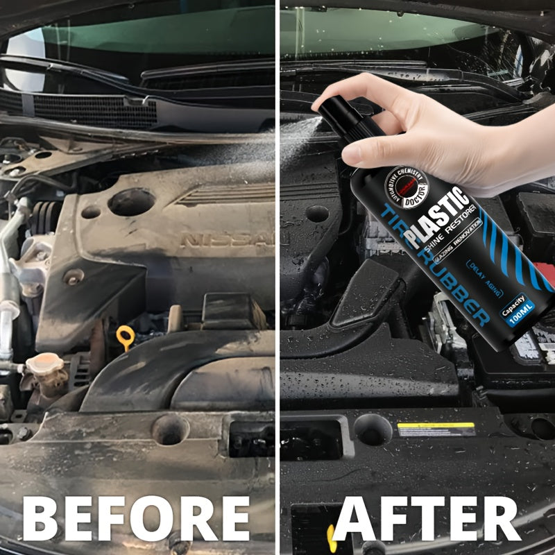 100ml Car Engine Plastic Restoration Kit Protects Shine and Gloss