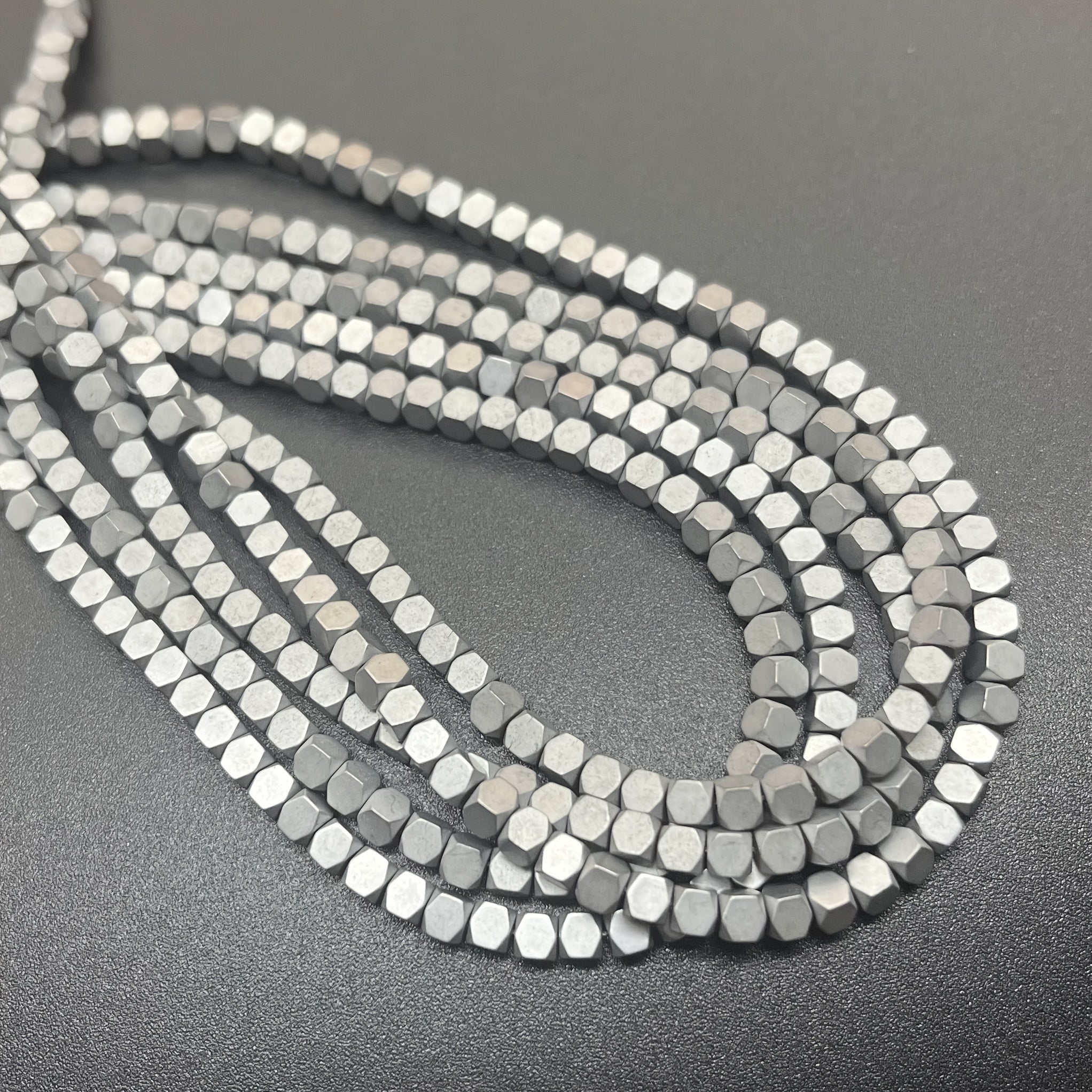 Hematite Small Square Beads 2/3mm Jewelry Making Supplies