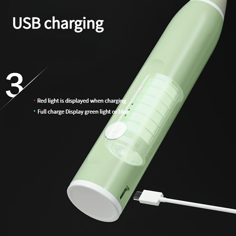 Portable Electric Milk Frother Handheld USB Rechargeable Coffee Mixer