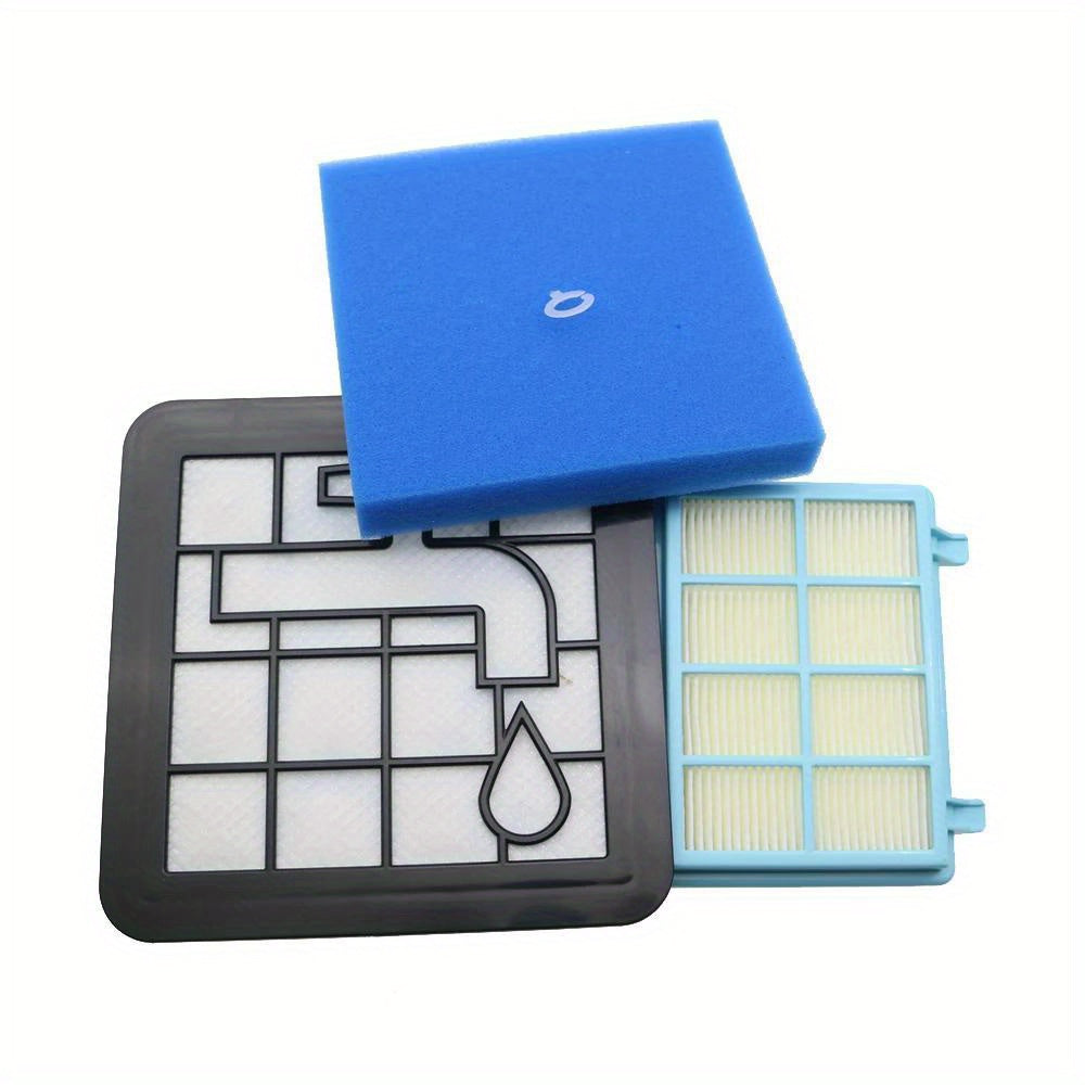 Power Pro Compact changyutgich HEPA filtrlari FC9331/09, FC9332/09, FC8010/01 modellari bilan mos keladi, polyester materialidan tayyorlangan, batareya talab qilinmaydi, almashtirish qismlari.