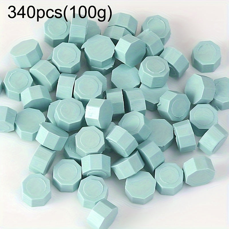 340pcs 100g Octagonal Sealing Wax for Gift Boxes Envelopes DIY Sealing