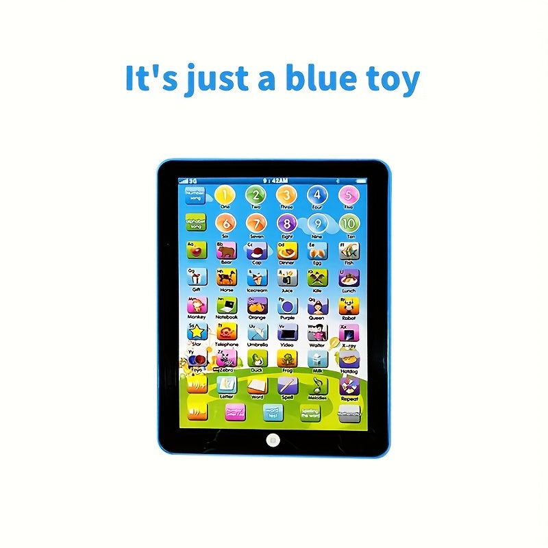 Educational Learning Toy for Early Alphabet and Music Development in Blue and Pink Durable ABS Resin Case for Children Ages 3+