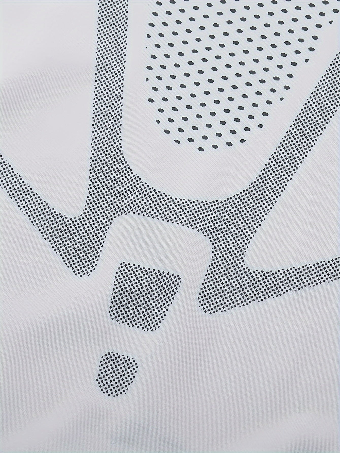 Erkaklar uchun 2 qismli sport tanki, tez quriydigan, nafas oladigan va ingichka siqish xususiyatlariga ega, geometrik dizayn bilan.