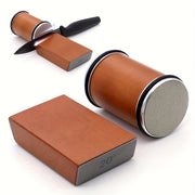 Kit de afilador de cuchillos con piedras de diamante, tecnología de ángulo magnético de 15/20 grados para cuchillos de cocina