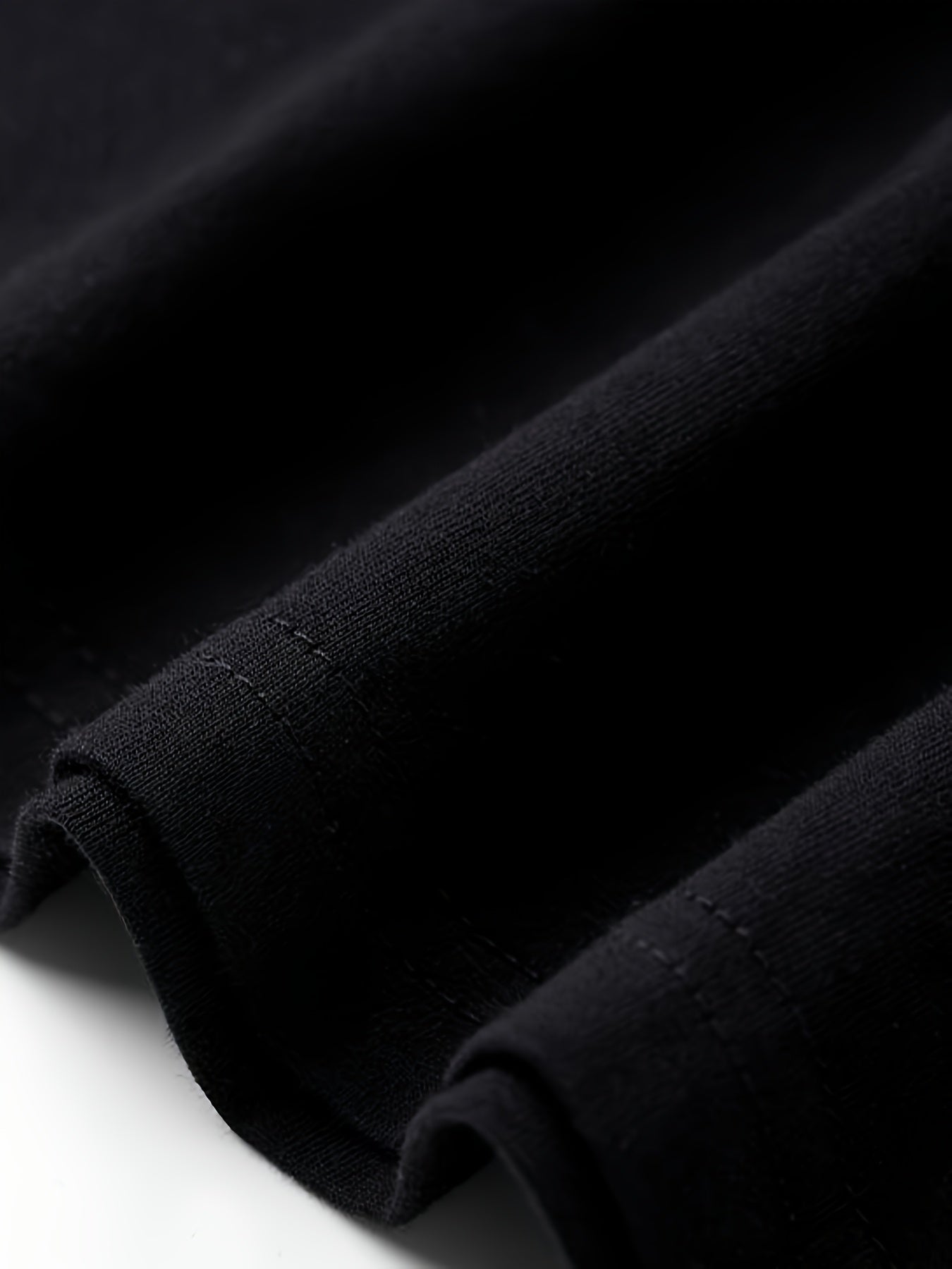 Men's Summer Cotton T-Shirt with Letter Print Crew Neck Loose Fit Casual Top