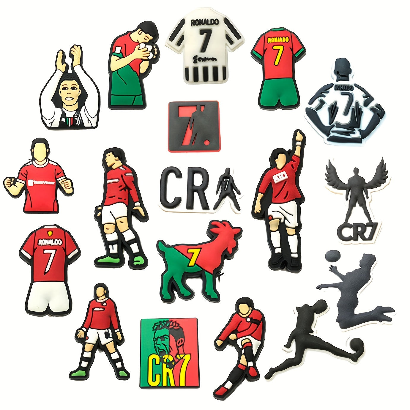 Kids Adults Summer Shoe Charms for Clogs Decorative Accessories Pack of 8/18