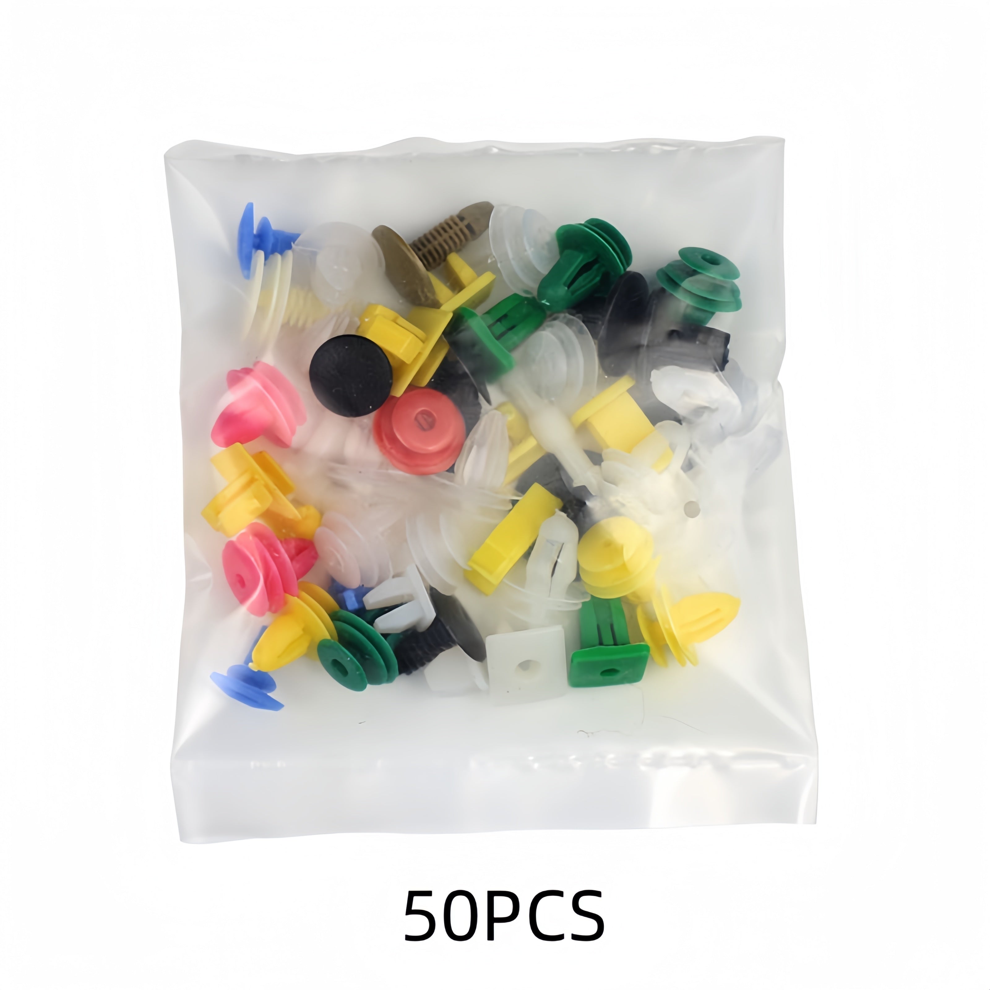 Universal Auto Fastener Set 100Pcs Plastic Clips Rivets for Car Panels
