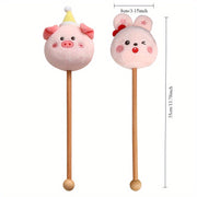 Plush Cartoon Massage Hammer for Neck Shoulder Legs Handheld Back Massager