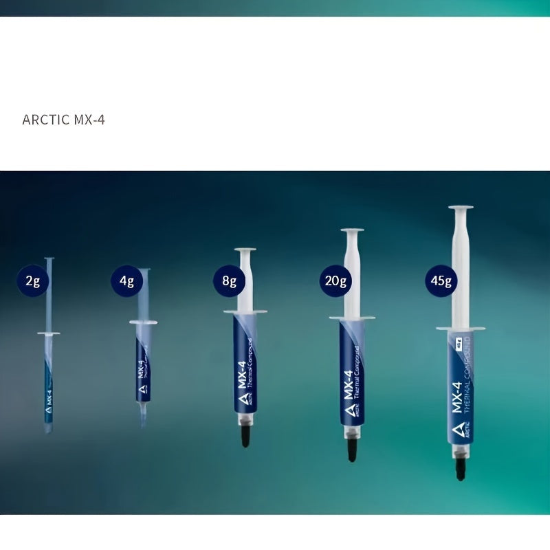 Silicone Thermal Paste for CPU and GPU Cooling 4g High Conductivity for Desktops and Laptops