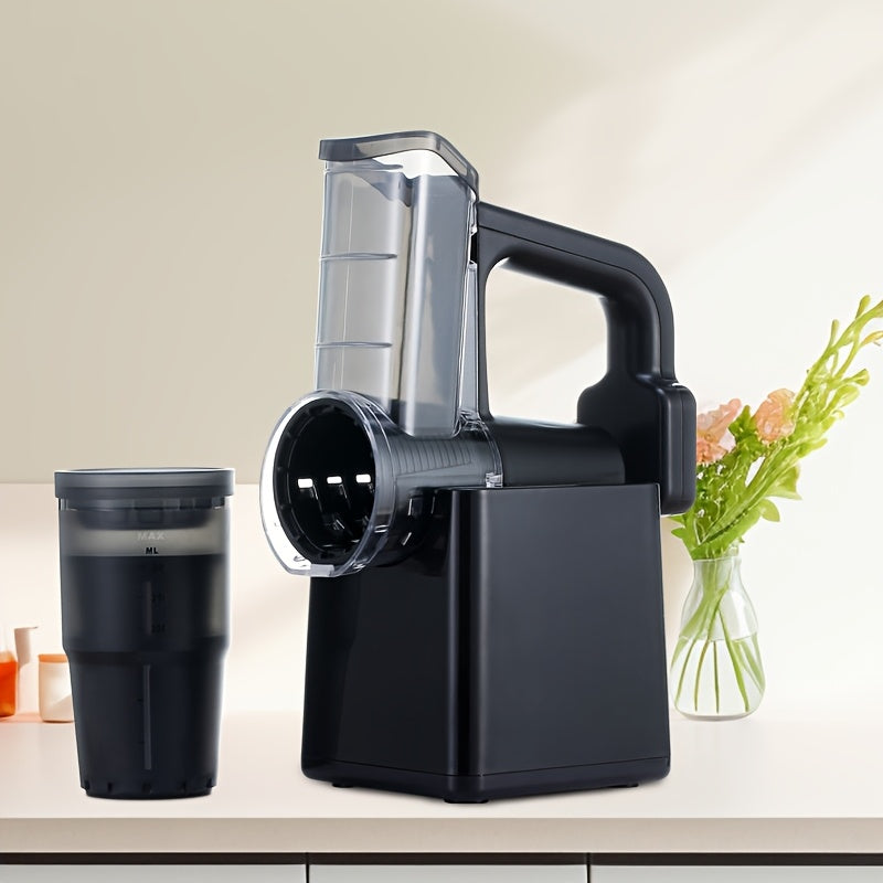 Cordless Electric Salad Shooter Slicer Handheld USB Rechargeable 3 Blades