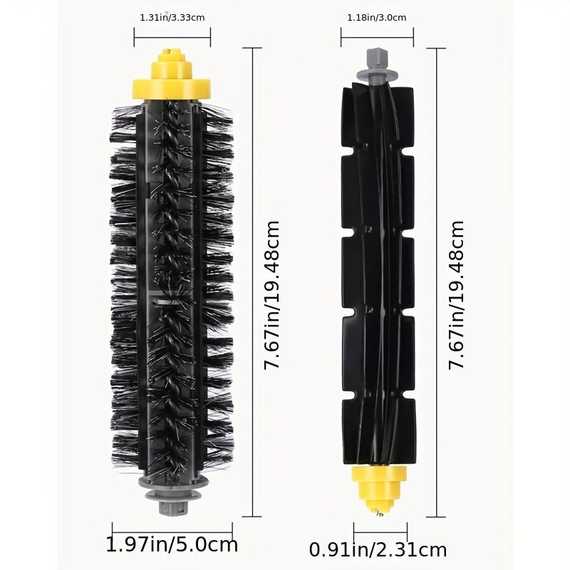 Robot changyutgichlar uchun aksessuarlar to'plami 10 ta qirralar uchun yon cho'tkalar HEPA filtrlari