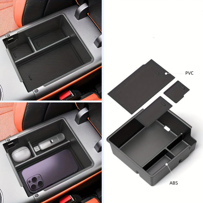 Universal Car Interior Storage Box for EV Central Control Armrest