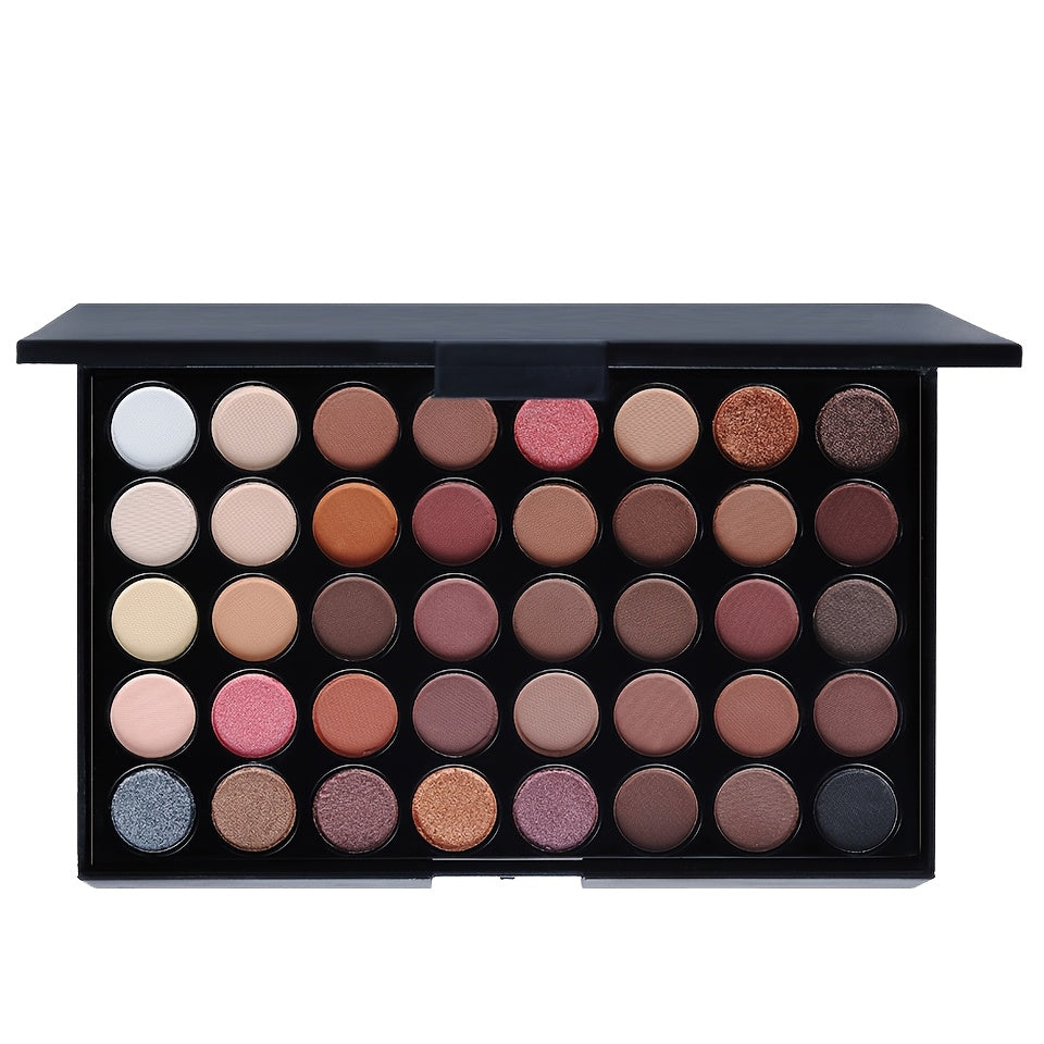 Women Eyeshadow Palette 40 Colors Glitter Matte Earth Tones Macaron Shades