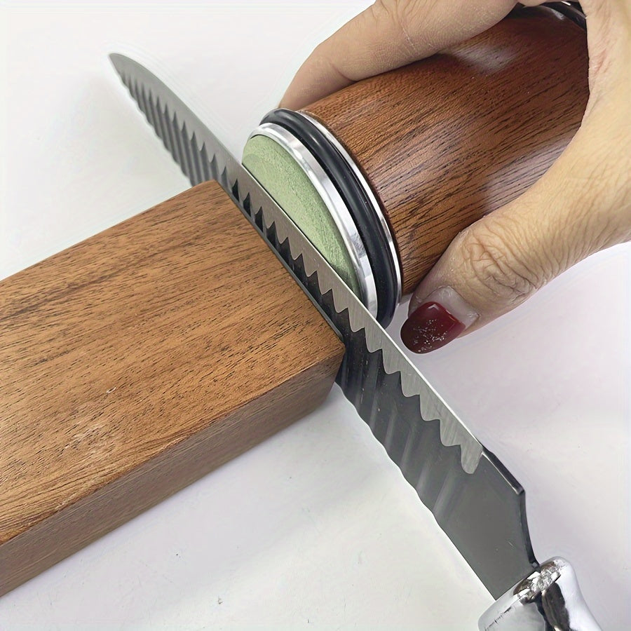 Magnitli asos bilan Premium Rolling Knife Sharpener Kit - Olmos bilan qattiqlashtiruvchi toshlar, aniqlik bilan kesish uchun 15 va 20 daraja burchaklar - Uy oshxonalari va ochiq havoda foydalanish uchun mukammal.