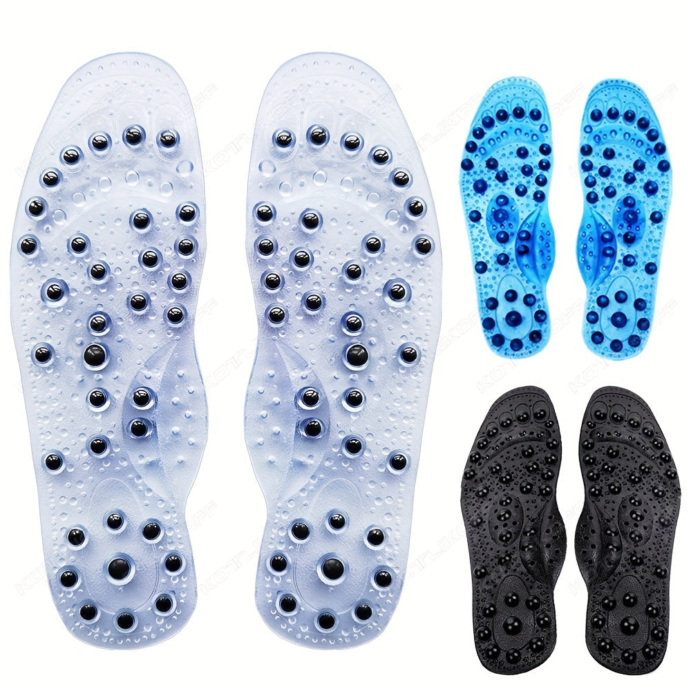 Unisex Magnetic Shoe Insoles with Massage Points for Comfortable Walks