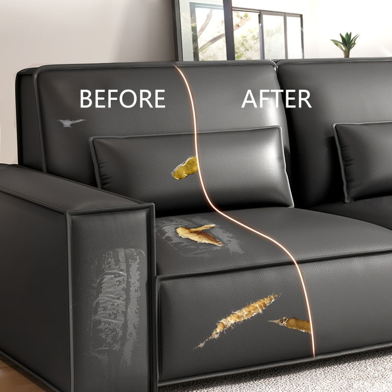 Parche de reparación de cuero PU autoadhesivo para rasgaduras y daños en muebles