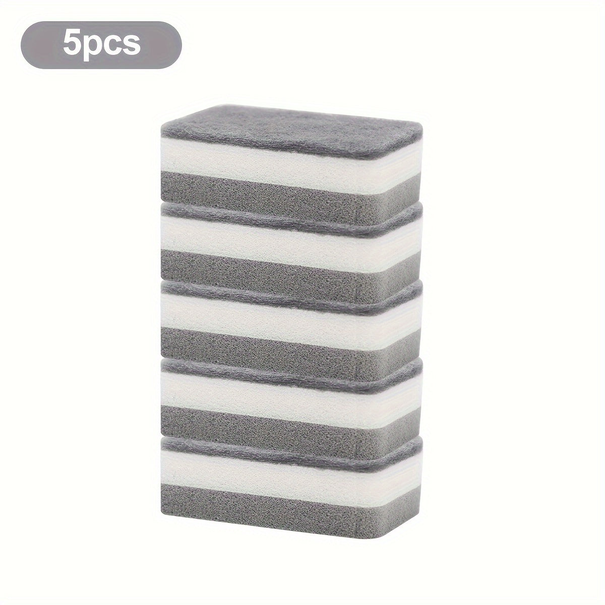 Multi-Purpose Magic Cleaning Sponge Dual-Sided Non-Scratch for Kitchen Bathroom Living Room 5/10 Pack