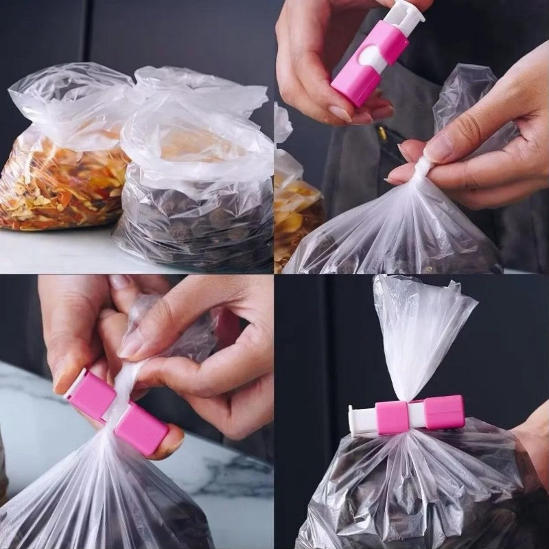Pinzas de cierre para bolsas de comida selladas Multi-Conjunto, 2, 4, 6 piezas, a prueba de humedad, organizador de cocina