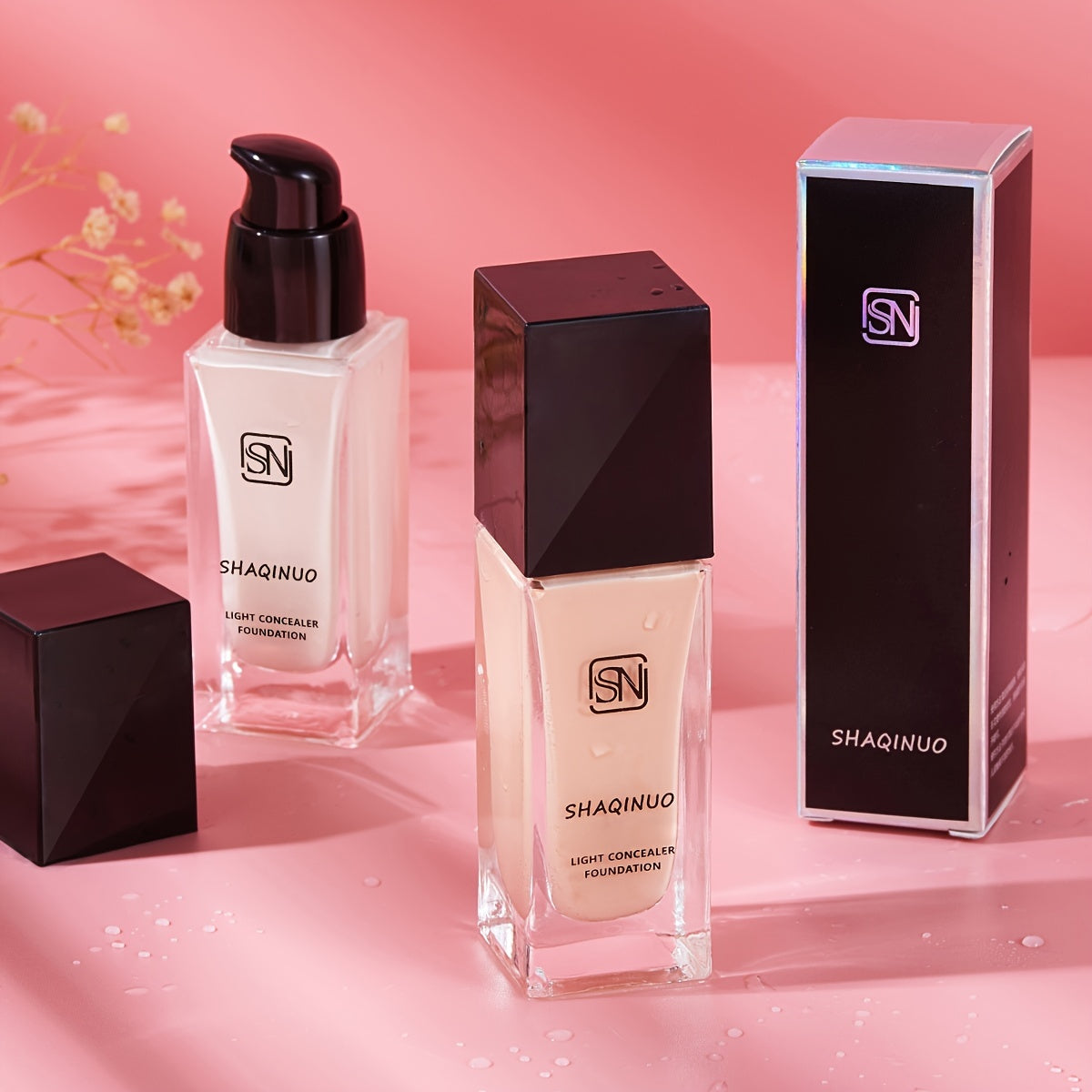 Hydrating Waterproof BB Cream Foundation for All Skin Tones with Pore Minimization