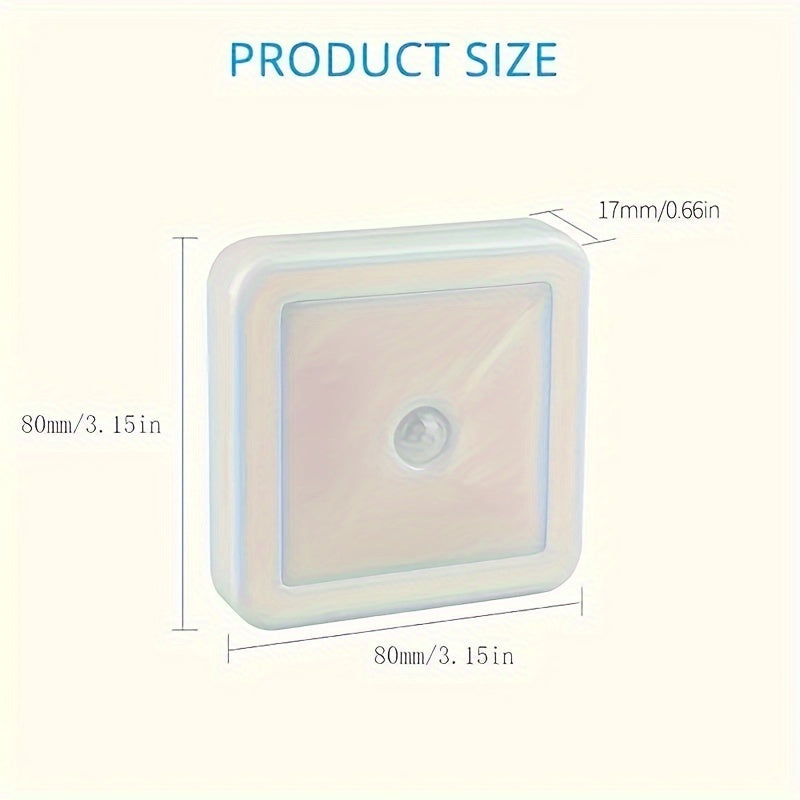 Modern Wall Light with 6 LEDs Motion Sensor Adjustable Brightness Battery Operated