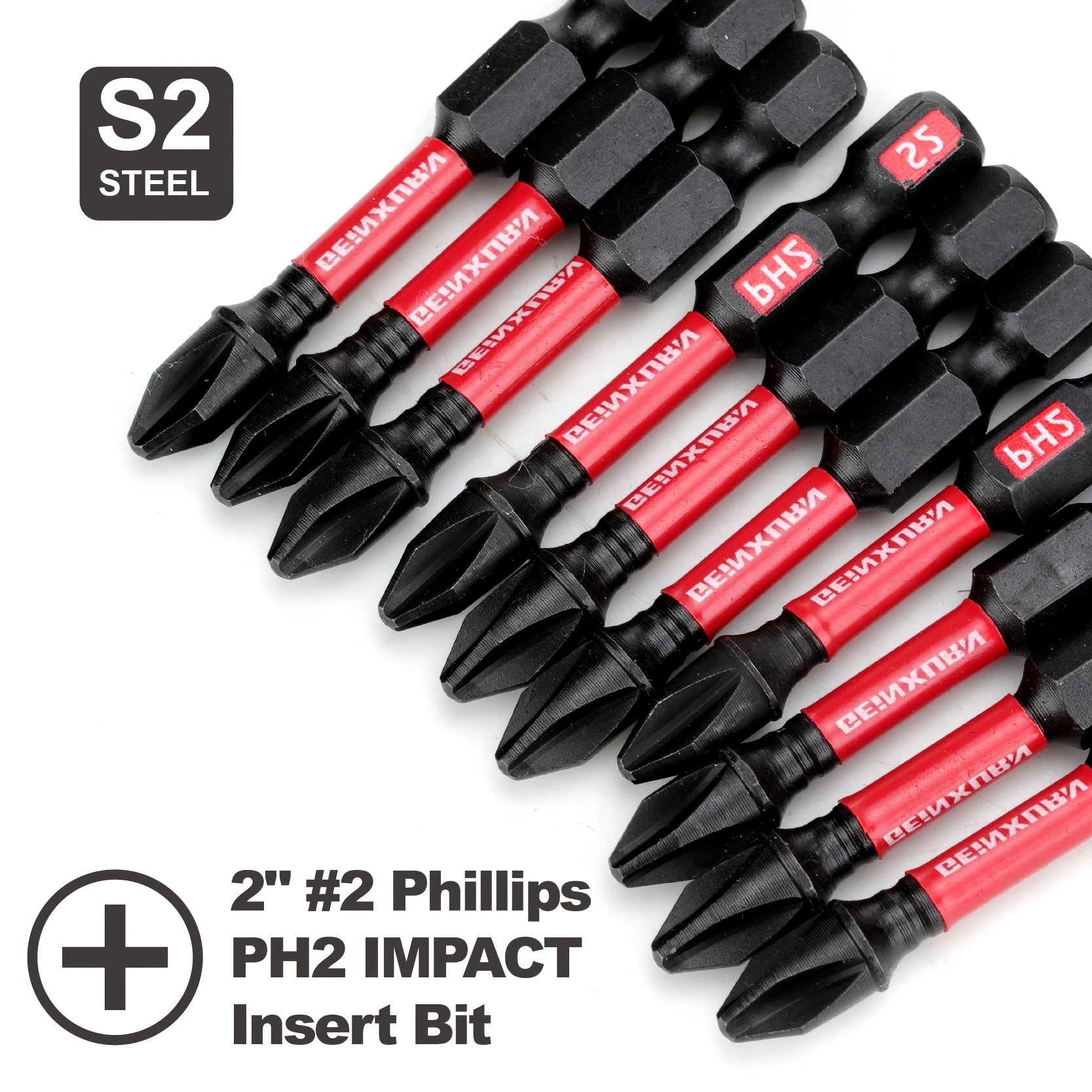 Impact Phillips Screwdriver Bits 50mm 5/10/20pcs for Wood Metal Plastic