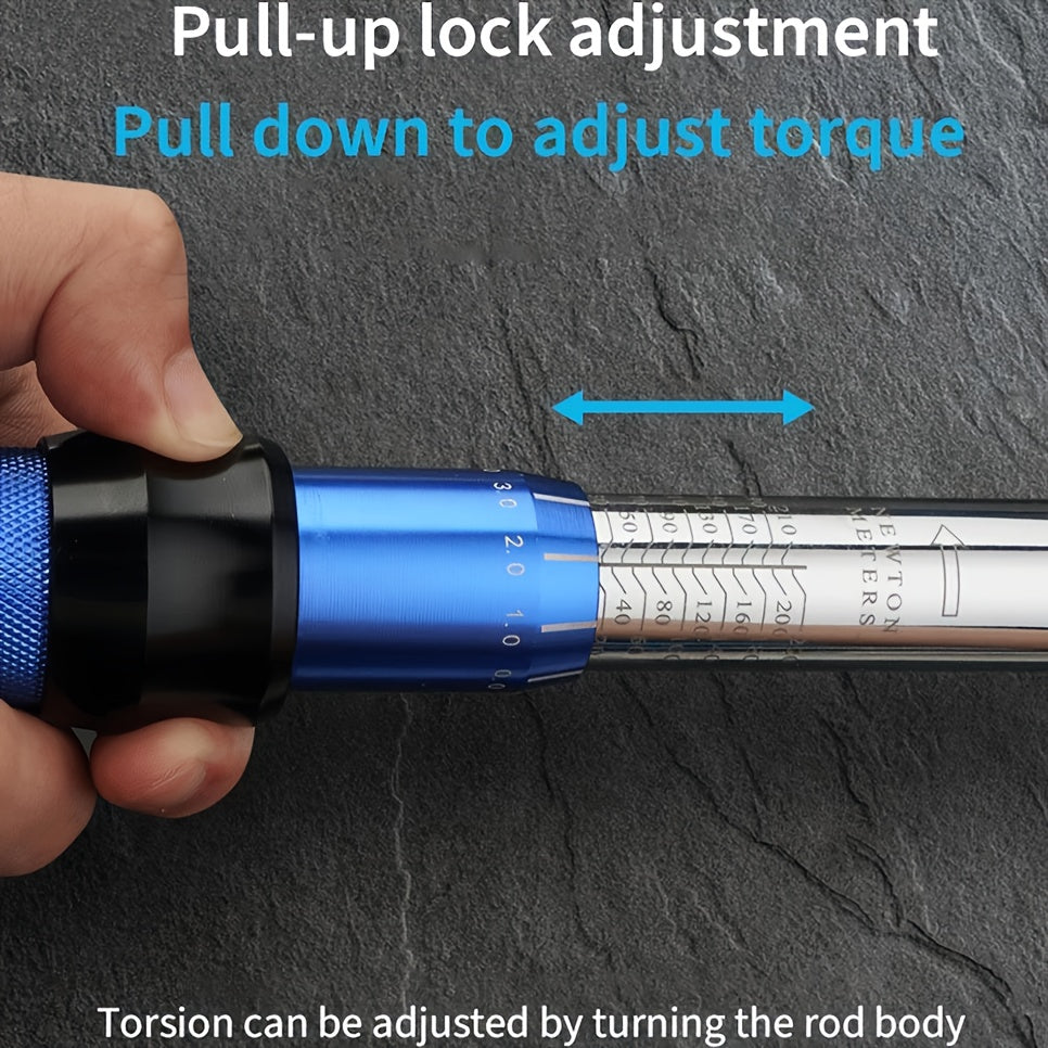 Adjustable Industrial-Grade Torque Wrench Auto Mechanic Tool for Accurate Torque