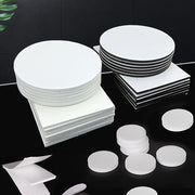 White Round Adhesive Pad 5cm Non-Slip Sofa Cushion Holder for Home
