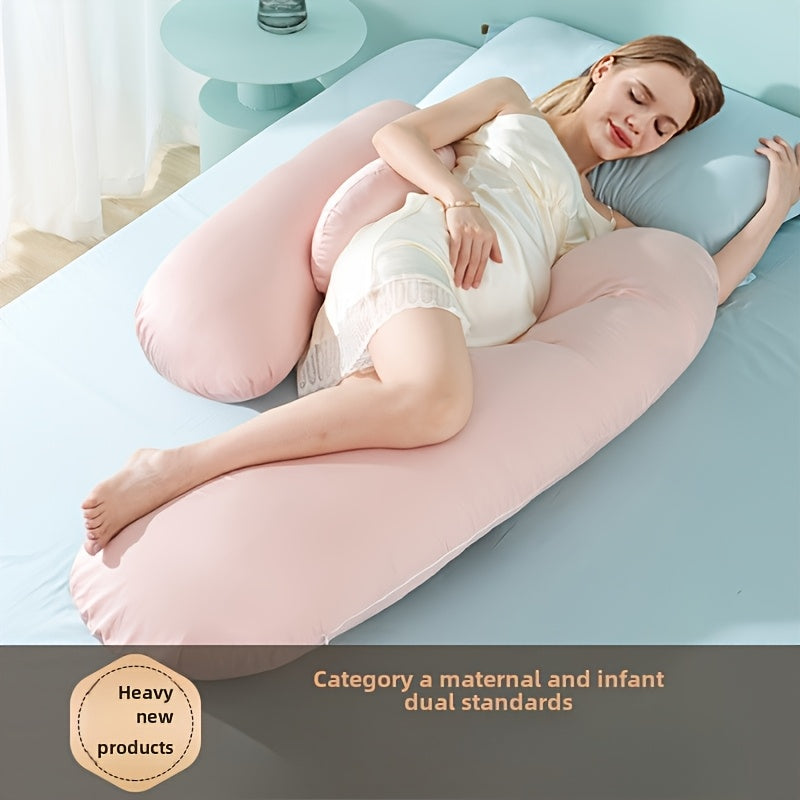 Maternity Pillow Support for Pregnancy Side Sleeping Waist Relief Abdominal Cushion