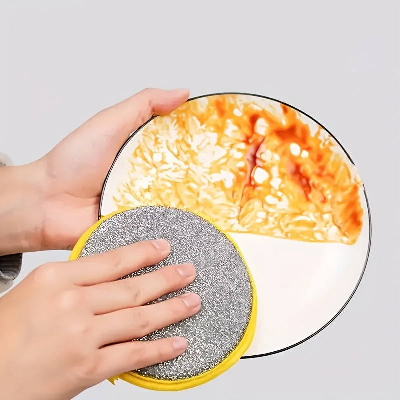Set of 10/12 Antibacterial Kitchen Scrub Sponges Reusable Non-Scratch Cleaning Pads