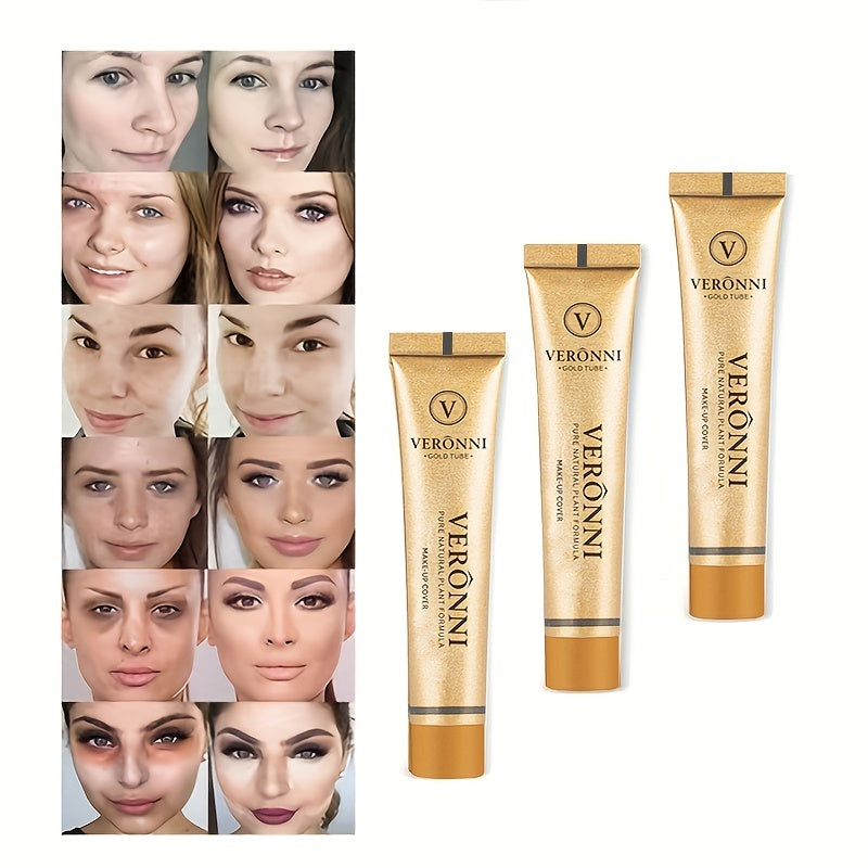 Long-Lasting Liquid Concealer Cream for Full Coverage, Acne, Scar Coverage