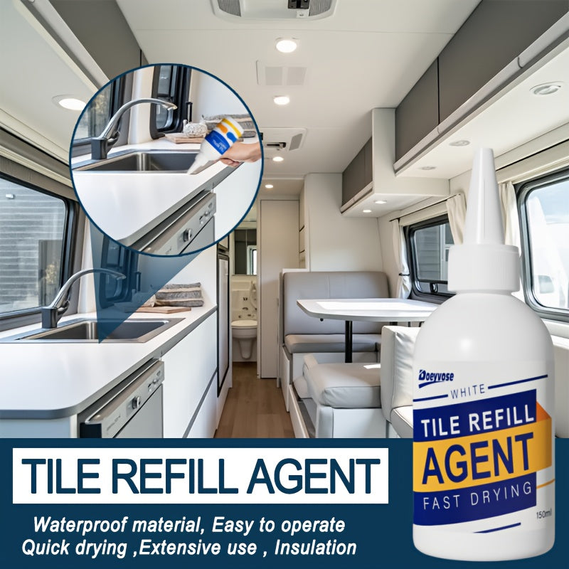 Tile Grout Filler for Floors and Walls, Durable, Easy to Apply, Interior Exterior