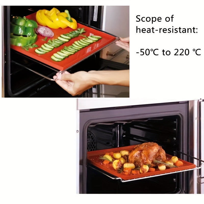 Silicone Swiss Roll Cake Mat 30.48cm x 25.81cm Flexible Baking Tray Cookies Mold