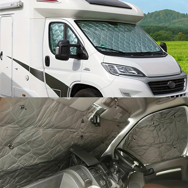 Ichki issiqlik izolatsiyali pardalar – 7-qavatli qoplama bilan mashina oynasi uchun 2006-2022 yillar uchun