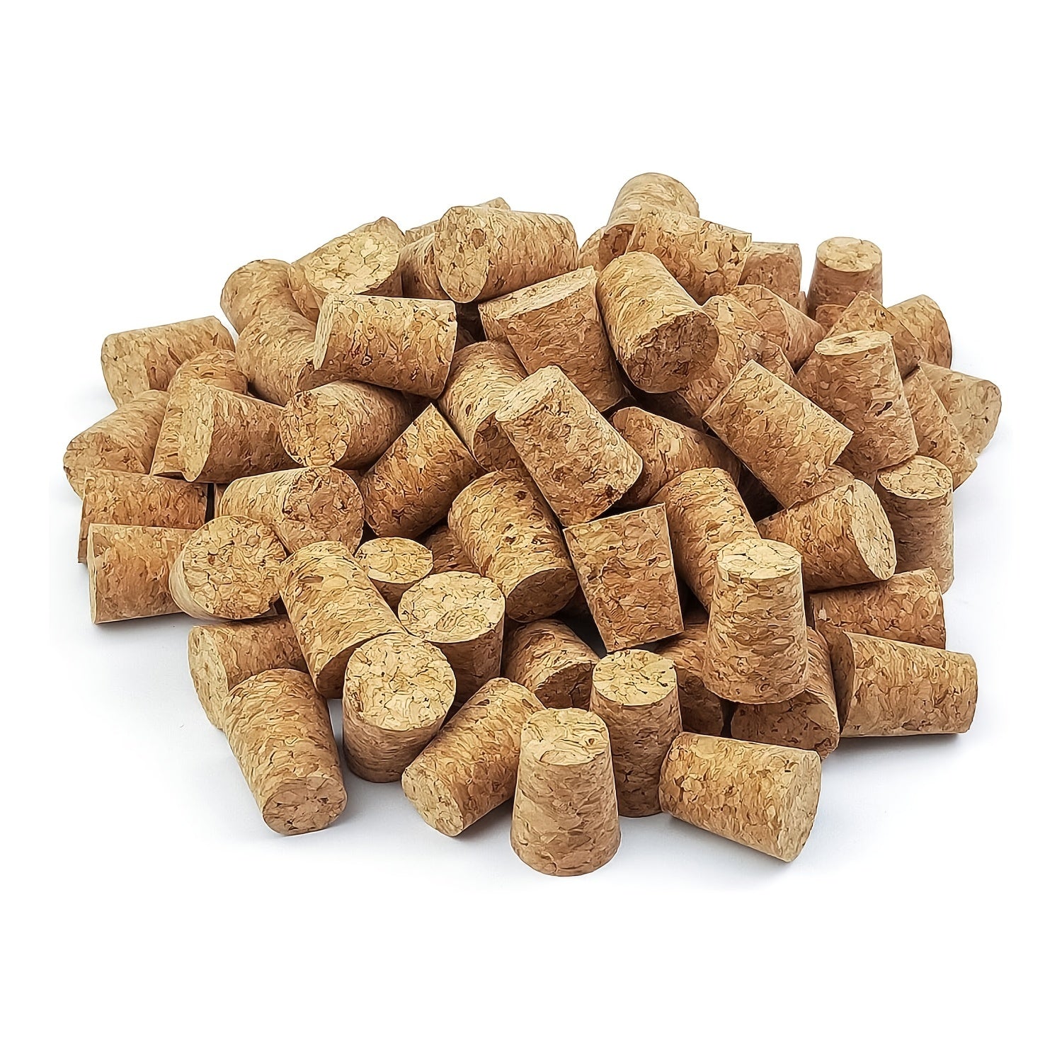 Fifty Premium Tapered Cork Plugs for Wine and Beer Bottles, Home and Bar Use