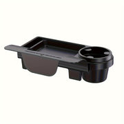 Universal Car Organizer with Cup Holder and Phone Slot, Lightweight Plastic